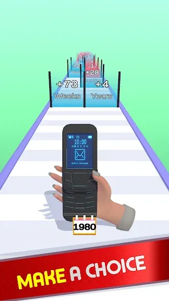Phone Runner Evolution Race 3D (Фон Раннер Эволюция Рейс 3Д) [МОД: Все открыто, Дополнительные деньги и Меню MOD] Screenshot 2