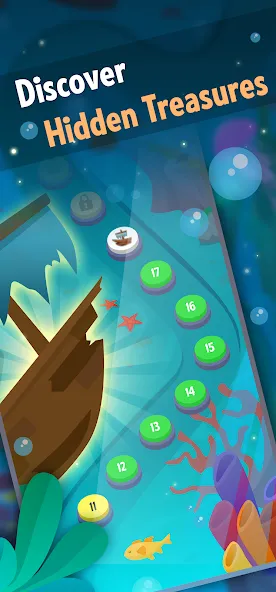 Word Riddles: Guess & Learn [МОД: Деньги, Монеты и Меню MOD] Screenshot 3