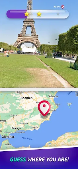 GeoGuessr (ДжиоГеср) [МОД: Много монет, Открытые уровни и Мега MOD] Screenshot 1