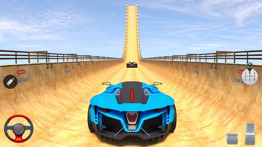 Superhero Car: Mega Ramp Games (Рамп Кар Гейм) [МОД: Много монет, Открытые уровни и Мега MOD] Screenshot 4