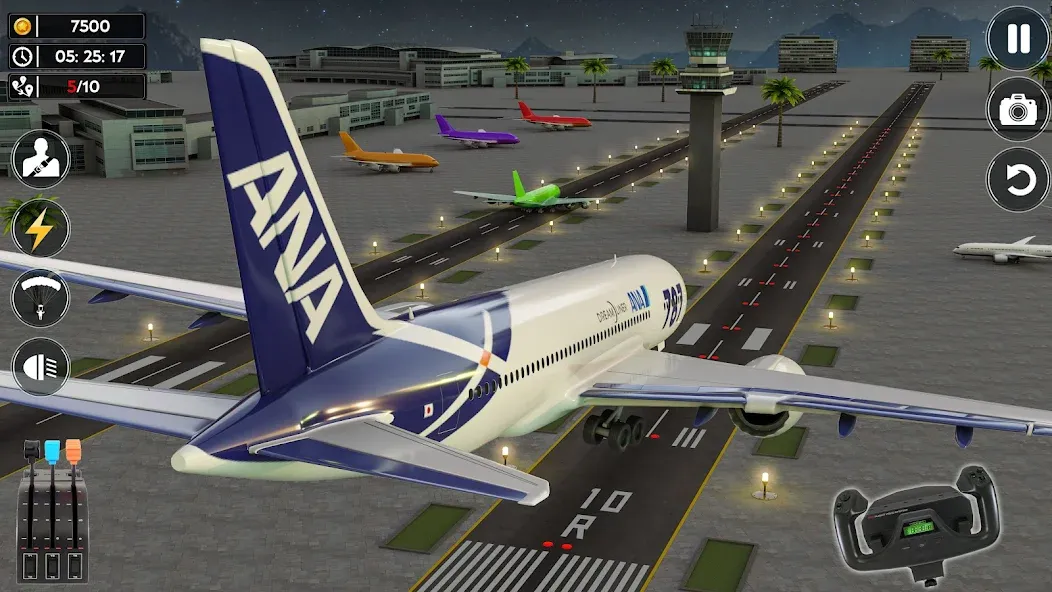 Airplane Flight Simulator 2023 [МОД: Меню, Бесконечные монеты и Открытые уровни] Screenshot 3