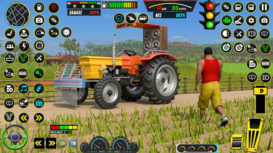 Farming Tractor Game Simulator (Фарминг Трактор Игра Симулятор) [МОД: Много монет, Открытые уровни и Мега MOD] Screenshot 2