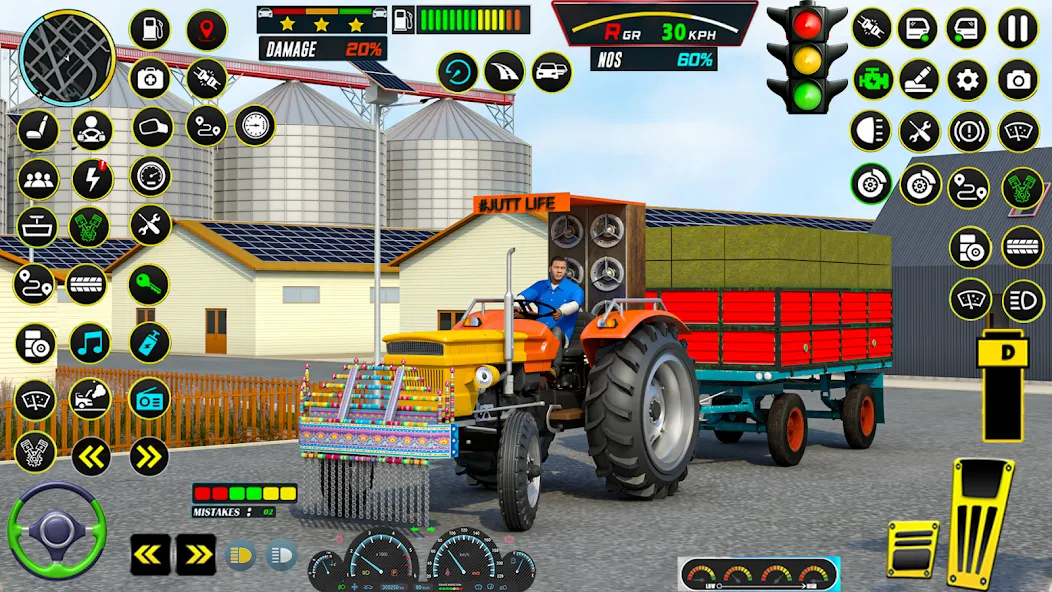 Farming Tractor Game Simulator (Фарминг Трактор Игра Симулятор) [МОД: Много монет, Открытые уровни и Мега MOD] Screenshot 3