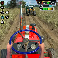 Скачать Farming Tractor Game Simulator (Фарминг Трактор Игра Симулятор) [МОД: Много монет, Открытые уровни и Мега MOD] | Взлом Farming Tractor Game Simulator на Андроид