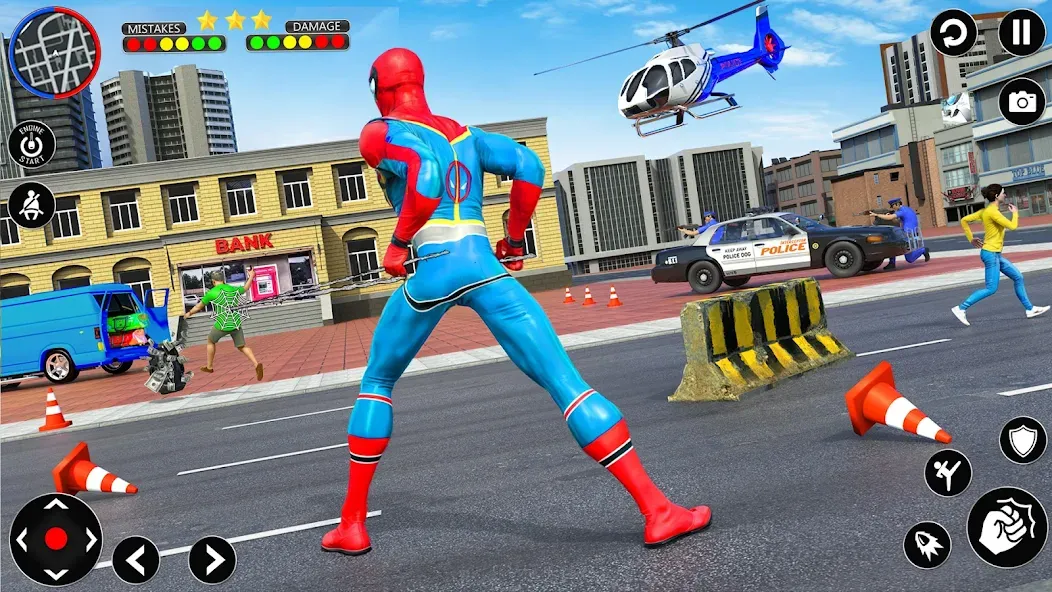 Spider Rope Hero Spider Games [МОД: Деньги, Монеты и Меню MOD] Screenshot 3
