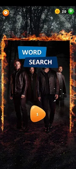 Supernatural Word Search (упернатуральный поиск слов) [МОД: Деньги, Монеты и Меню MOD] Screenshot 1