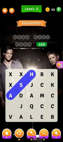 Supernatural Word Search (упернатуральный поиск слов) [МОД: Деньги, Монеты и Меню MOD] Screenshot 2
