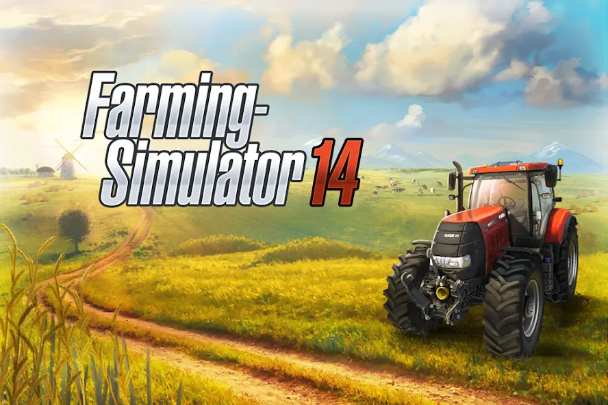 Farming Simulator 14 (Фарминг Симулятор 14) [МОД: Меню, Бесконечные монеты и Открытые уровни] Screenshot 1