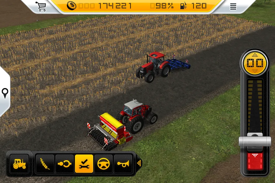 Farming Simulator 14 (Фарминг Симулятор 14) [МОД: Меню, Бесконечные монеты и Открытые уровни] Screenshot 5