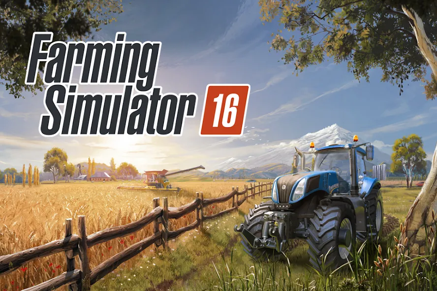 Farming Simulator 16 (Фарминг Симулятор 16) [МОД: Много монет, Открытые уровни и Мега MOD] Screenshot 1