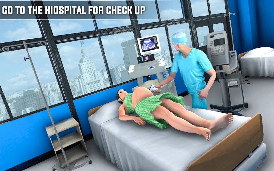 Pregnant Games Mommy Simulator [МОД: Все открыто, Дополнительные деньги и Меню MOD] Screenshot 4
