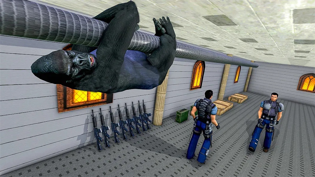 Gorilla Smash City Escape Jail [МОД: Много монет, Открытые уровни и Мега MOD] Screenshot 2