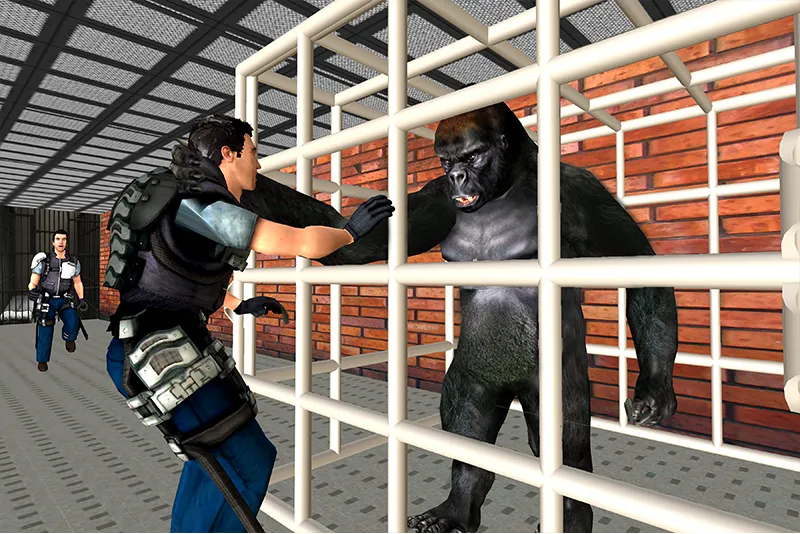 Gorilla Smash City Escape Jail [МОД: Много монет, Открытые уровни и Мега MOD] Screenshot 3