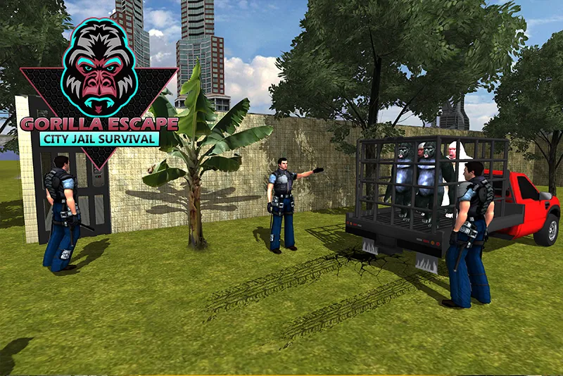 Gorilla Smash City Escape Jail [МОД: Много монет, Открытые уровни и Мега MOD] Screenshot 5