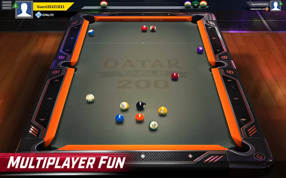 Pool Stars - 3D Online Multipl (Пул Старс) [МОД: Все открыто, Дополнительные деньги и Меню MOD] Screenshot 4