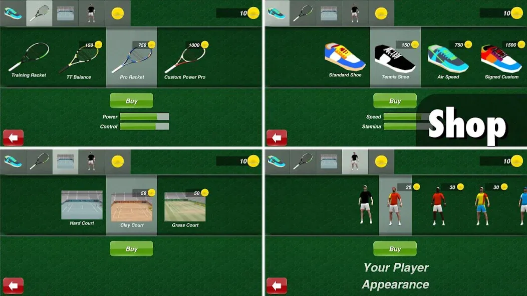 Tennis Champion 3D - Online Sp [МОД: Меню, Бесконечные монеты и Открытые уровни] Screenshot 5