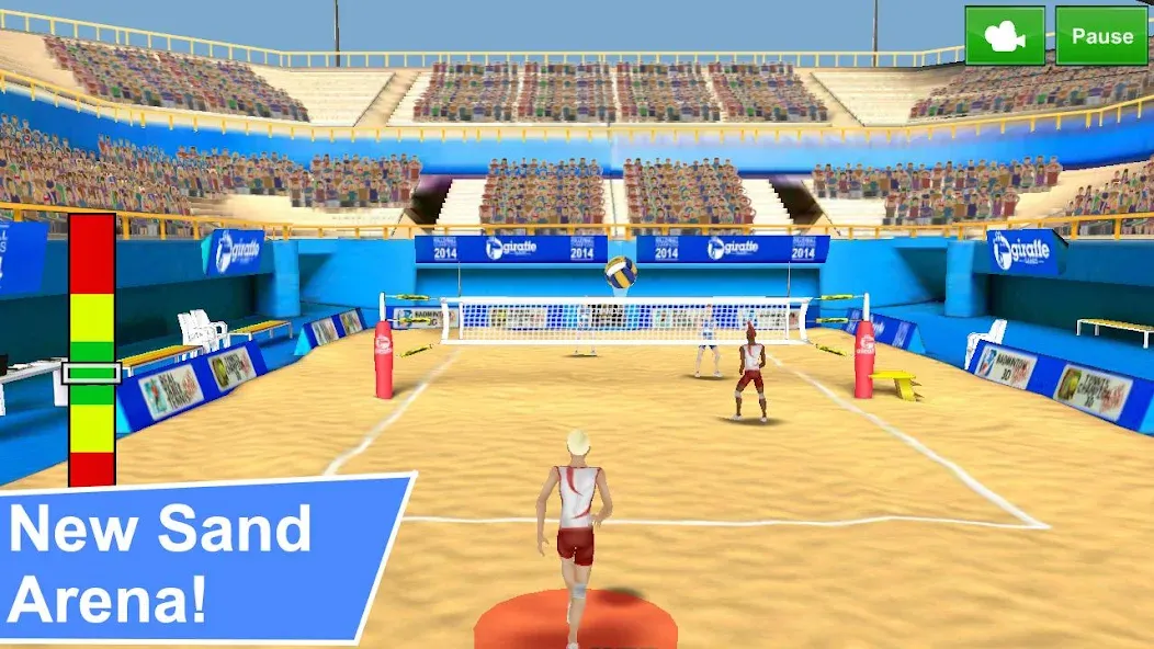 Volleyball Champions 3D - Onli [МОД: Меню, Бесконечные монеты и Открытые уровни] Screenshot 1