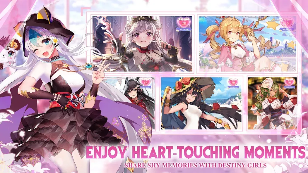 Girls' Connect: Idle RPG [МОД: Все открыто, Дополнительные деньги и Меню MOD] Screenshot 4
