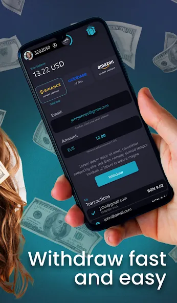 Cash Earning App Givvy Videos (Кэш Заработок Приложение  Видео) [МОД: Много монет, Открытые уровни и Мега MOD] Screenshot 3