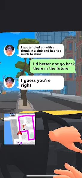 Taxi Master - Draw&Story game (Такси Мастер) [МОД: Много денег, Монет и Все открыто] Screenshot 3