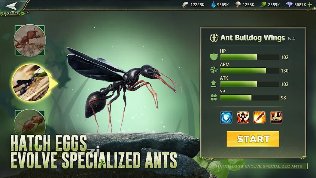 Ant Legion: For The Swarm (Ант Легион) [МОД: Меню, Бесконечные монеты и Открытые уровни] Screenshot 5