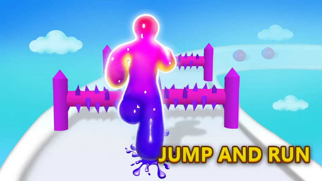 Blob Dash - Endless Runner (Блоб Дэш) [МОД: Меню, Бесконечные монеты и Открытые уровни] Screenshot 1