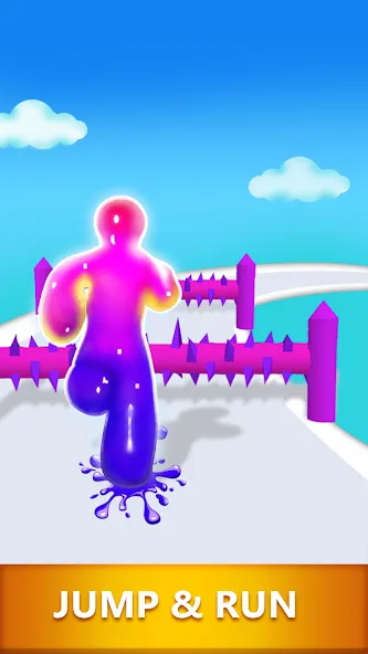 Blob Dash - Endless Runner (Блоб Дэш) [МОД: Меню, Бесконечные монеты и Открытые уровни] Screenshot 2