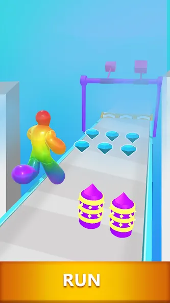 Blob Dash - Endless Runner (Блоб Дэш) [МОД: Меню, Бесконечные монеты и Открытые уровни] Screenshot 3
