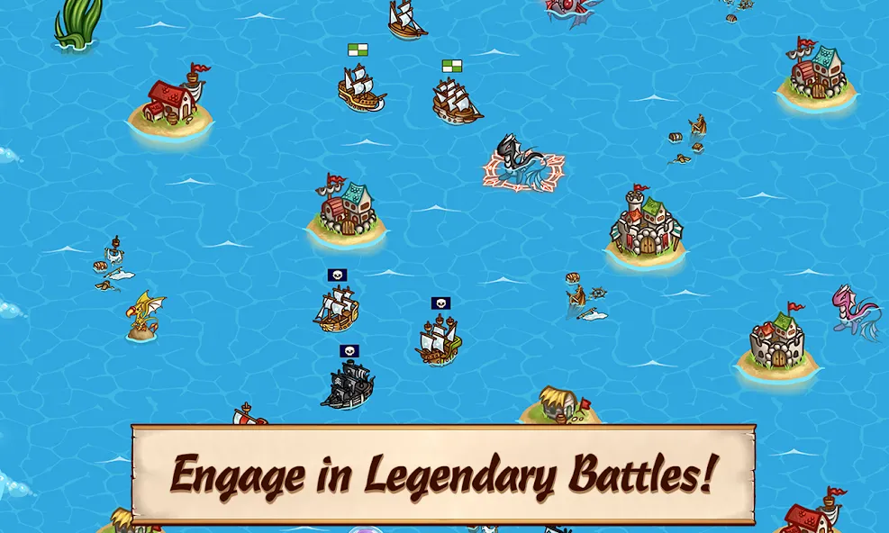 Pirates of Everseas (Пираты Эверсис) [МОД: Меню, Бесконечные монеты и Открытые уровни] Screenshot 3