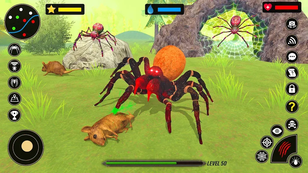 Spider Simulator - Creepy Tad (Спайдер Симулятор) [МОД: Все открыто, Дополнительные деньги и Меню MOD] Screenshot 1