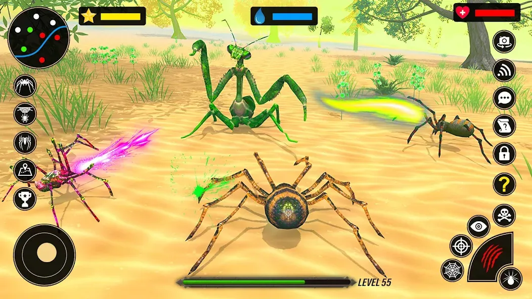 Spider Simulator - Creepy Tad (Спайдер Симулятор) [МОД: Все открыто, Дополнительные деньги и Меню MOD] Screenshot 2
