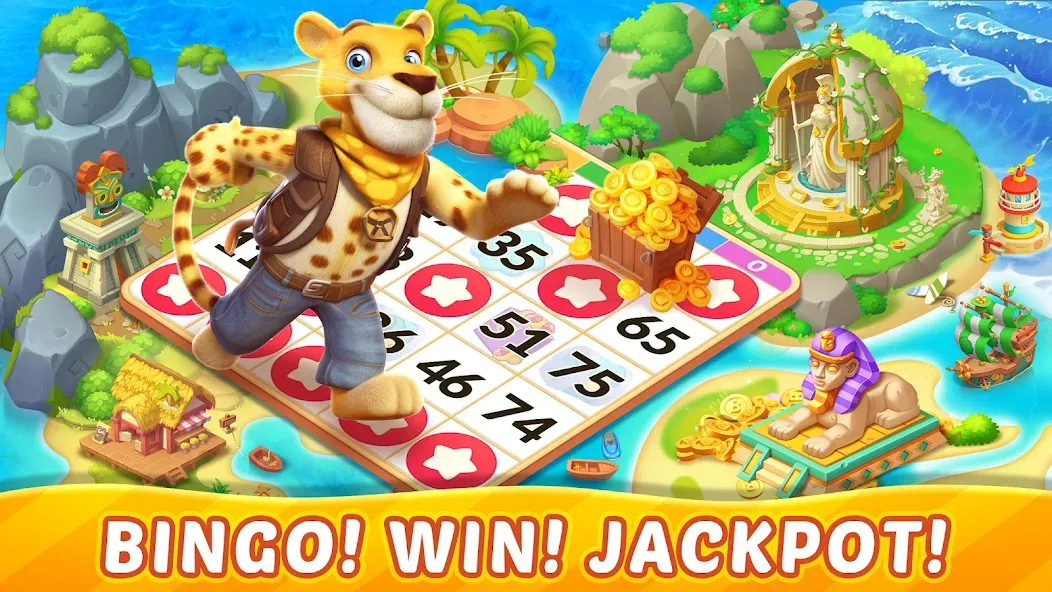 Bingo Aloha-Bingo tour at home (Бинго Алоха) [МОД: Много денег, Монет и Все открыто] Screenshot 1