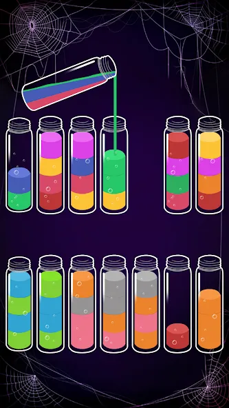 Soda Sort: Water Color Puzzle (Сода Сорт) [МОД: Деньги, Монеты и Меню MOD] Screenshot 5