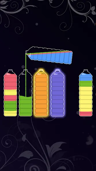 Water Sort - Color Puzzle Game (Уотер Сорт) [МОД: Меню, Бесконечные монеты и Открытые уровни] Screenshot 1