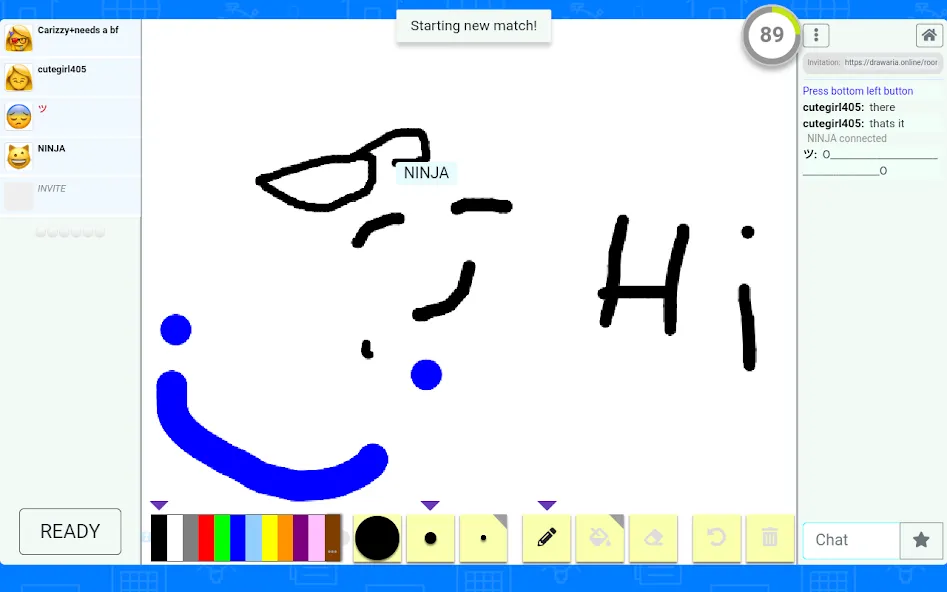 Drawaria.Online - Pictionary / [МОД: Бесконечные деньги, Монеты и Мега MOD] Screenshot 5