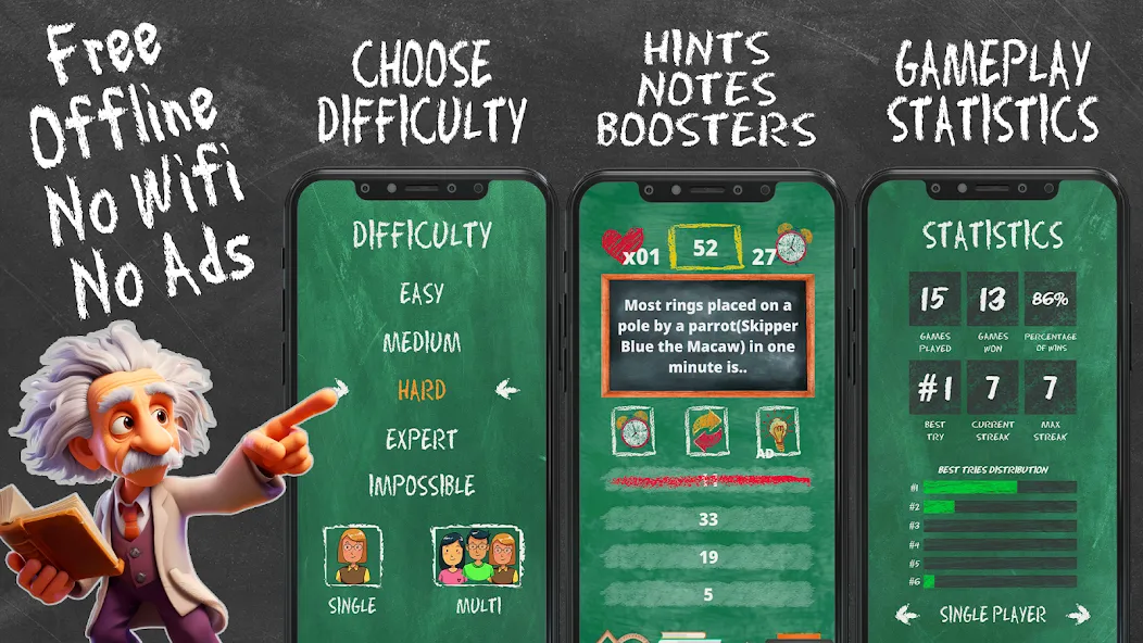 Quiz Games Offline Games [МОД: Деньги, Монеты и Меню MOD] Screenshot 3