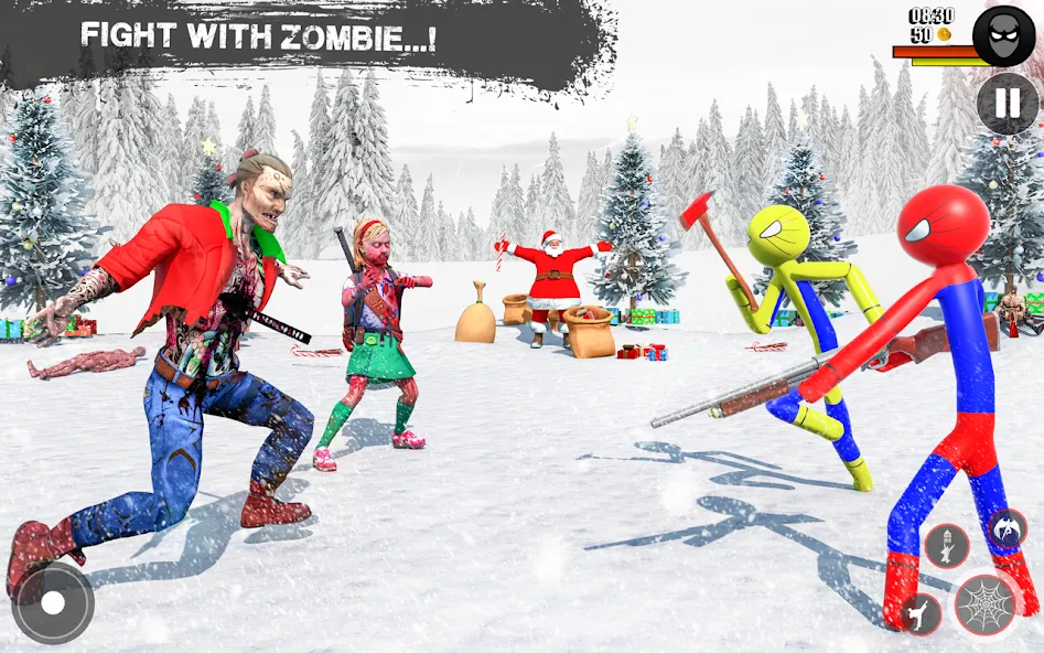 Spider Game-Stickman Rope Hero [МОД: Все открыто, Дополнительные деньги и Меню MOD] Screenshot 4