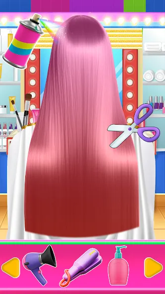 Fashion Braid Hairstyles Salon [МОД: Деньги, Монеты и Меню MOD] Screenshot 3