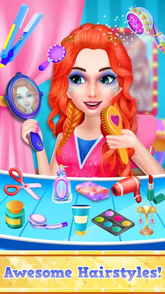 Fashion Braid Hairstyles Salon [МОД: Деньги, Монеты и Меню MOD] Screenshot 4