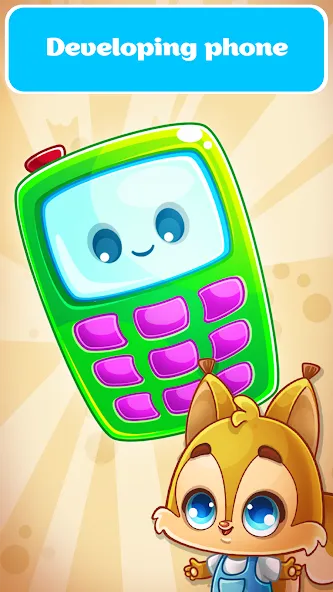 Babyphone game Numbers Animals [МОД: Деньги, Монеты и Меню MOD] Screenshot 1