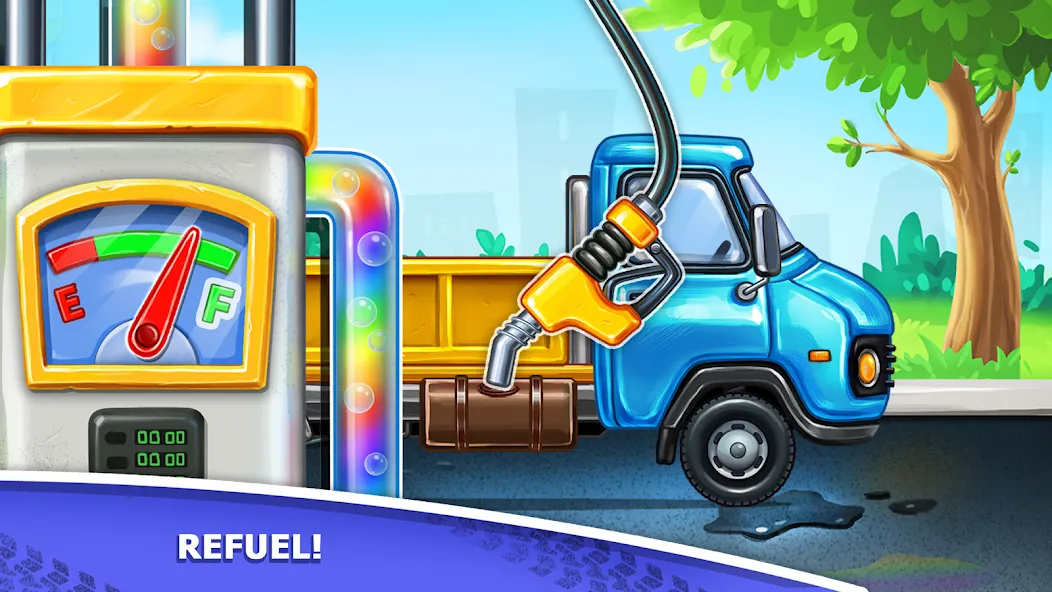 Kids truck games Build a house [МОД: Много монет, Открытые уровни и Мега MOD] Screenshot 3