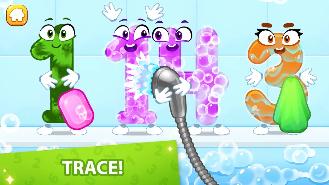 Numbers for kid Learn to count [МОД: Все открыто, Дополнительные деньги и Меню MOD] Screenshot 4