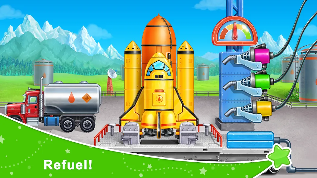 Rocket 4 space games Spaceship [МОД: Деньги, Монеты и Меню MOD] Screenshot 2