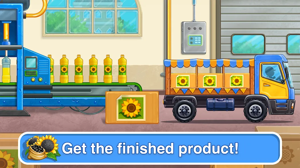 Tractor, car: kids farm games [МОД: Много монет, Открытые уровни и Мега MOD] Screenshot 4