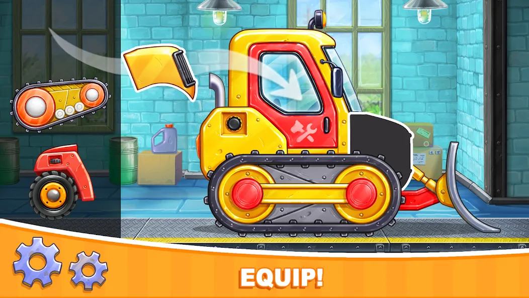 Car games Bulldozer for kids 5 [МОД: Бесконечные деньги, Монеты и Мега MOD] Screenshot 1