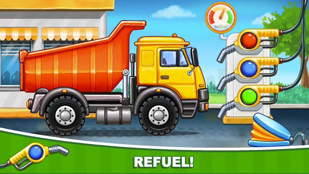Car games Bulldozer for kids 5 [МОД: Бесконечные деньги, Монеты и Мега MOD] Screenshot 2