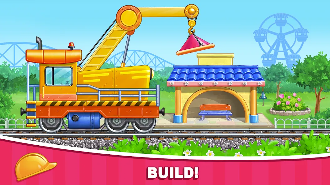 Car games Bulldozer for kids 5 [МОД: Бесконечные деньги, Монеты и Мега MOD] Screenshot 4