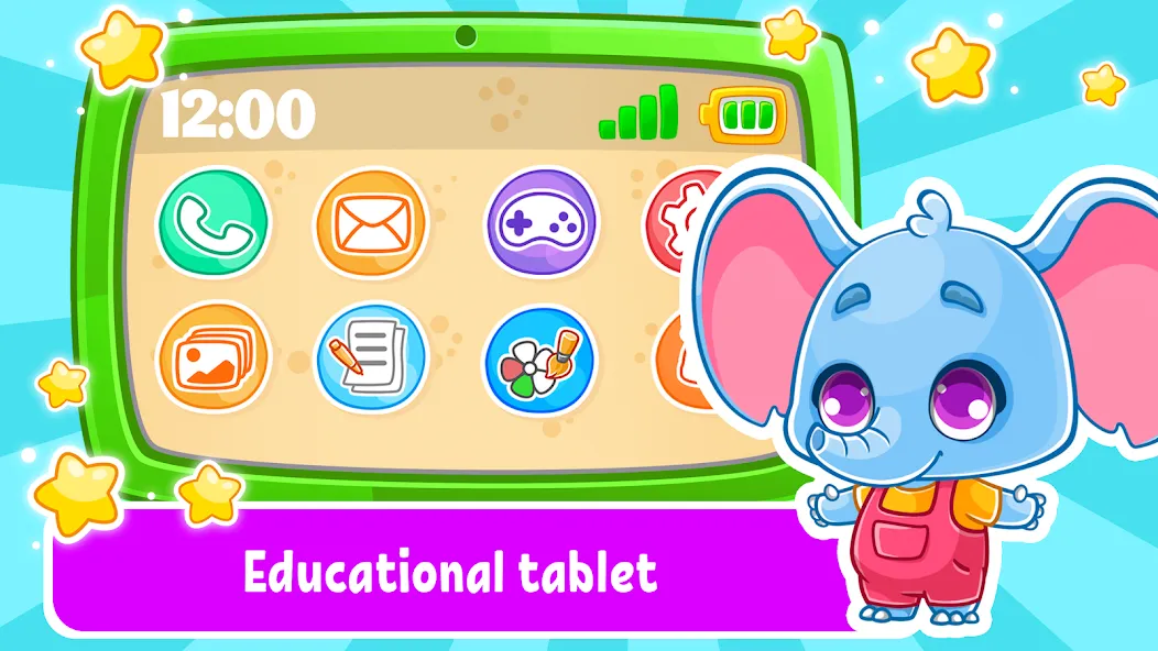 Babyphone & tablet: baby games [МОД: Деньги, Монеты и Меню MOD] Screenshot 1