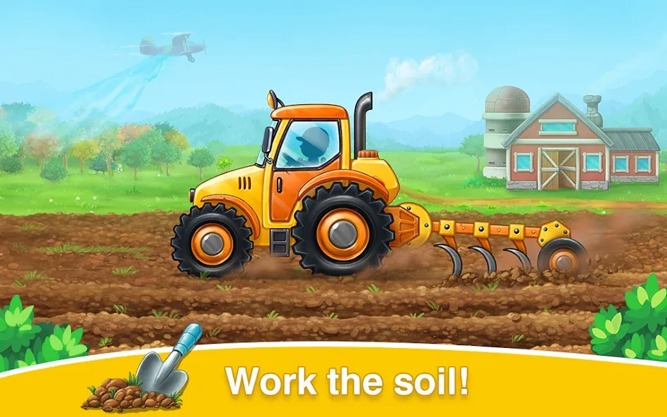 Farm land & Harvest Kids Games [МОД: Много денег, Монет и Все открыто] Screenshot 2