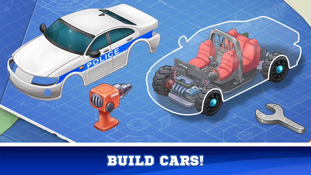 Kids Cars Games build a truck [МОД: Меню, Бесконечные монеты и Открытые уровни] Screenshot 2